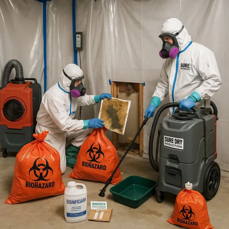 Contaminated Water Handling Protocols process in Winters, CA